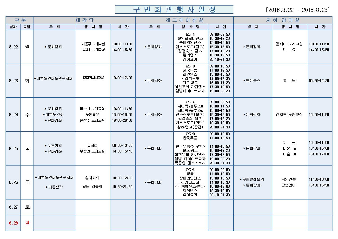 노원구 구민회관  행사 일정표(2016.08.22~08.28)001.jpg