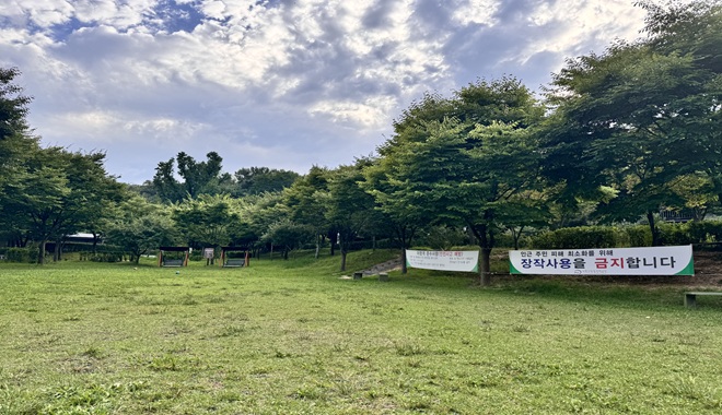 잔디밭전경